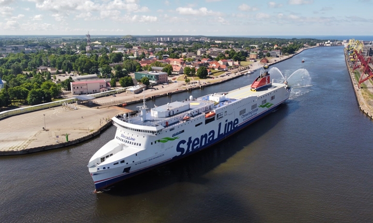 STENA SCANDICA in Ventspils, Latvia © Stena Line