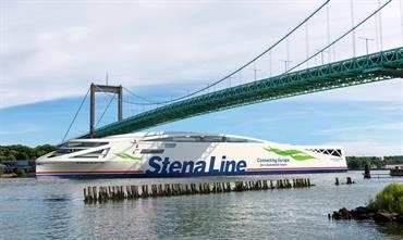 An artist's impression of how STENA ELEKTRA might look. Stena Teknik is playing a key role in the developmont of this ambitious project. © Stena Line An artist's impression of how STENA ELEKTRA might look. Stena Teknik is playing a key role in the developmont of this ambitious project. © Stena Line