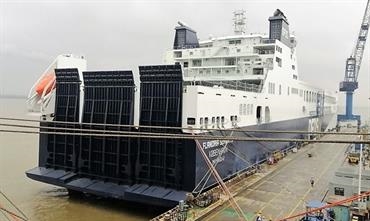 FLANDRIA SEAWAYS was officially handed over to DFDS on 1 September. © Jens Peter Baltsersen-DFDS FLANDRIA SEAWAYS was officially handed over to DFDS on 1 September. © Jens Peter Baltsersen-DFDS