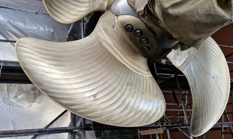 Baltic Queen propeller blades Baltic Queen propeller blades
