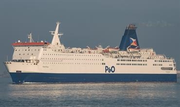 PRIDE OF BRUGES and sister ship PRIDE OF YORK will head for the Med soon. © Frank Lose