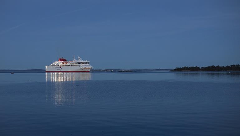 VISBY arrives in Nynäshamn from Gotland. © Søren Lund Hviid
