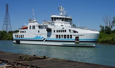 PELEE ISLANDER II will replace PELEE ISLANDER after the summer © Ontario Ministry of Transportation