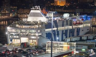 SPLENDID is one of the ships used for the new weekly Naples-Termini Imerese service © Frank Lose