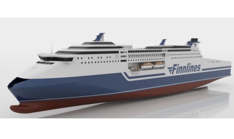 An early rendering of the Superstar Class. © Grimaldi Group