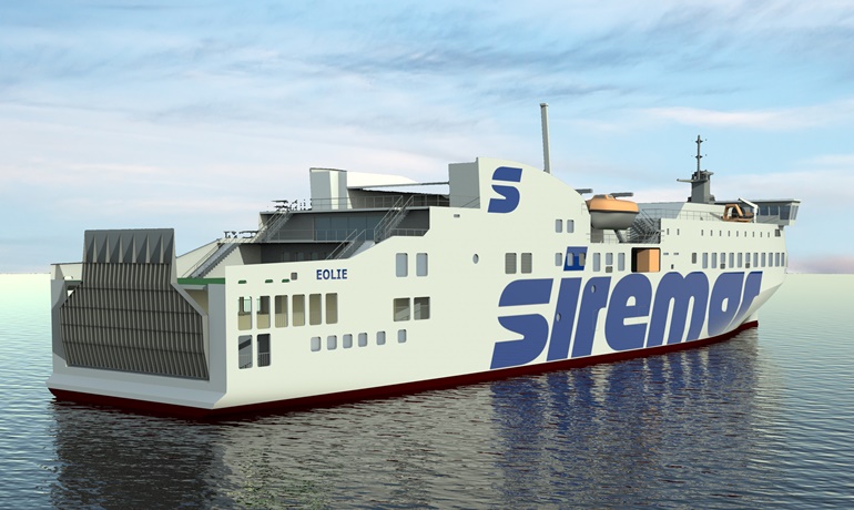 Siremar's long-awaited newbuild for the Aeolian Islands trade will be built by Sefine Shipyard in Turkey. © NAOS Ship and Boat Design
