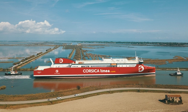 A GALEOTTA delivered © Corsica Linea A GALEOTTA delivered © Corsica Linea