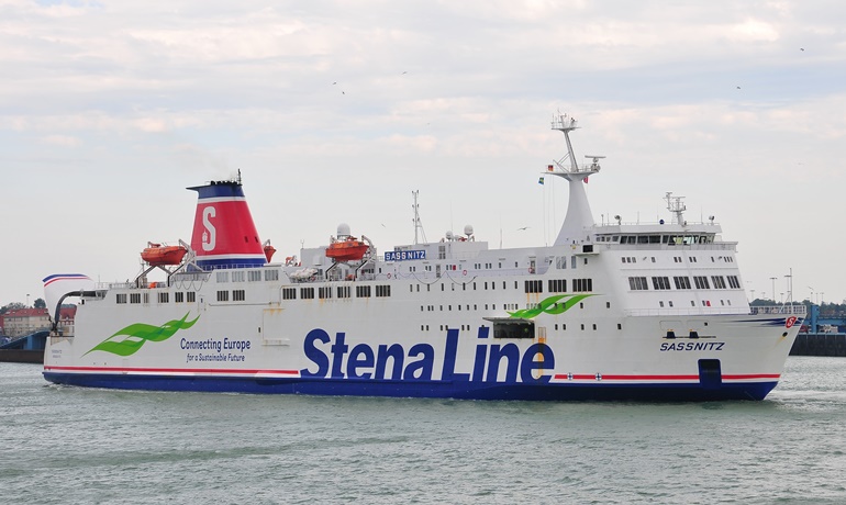 The Trelleborg-Sassnitz route, operated by the 1989-built ro-pax SASSNITZ, has become a victim of COVID-19. © Marc Ottini