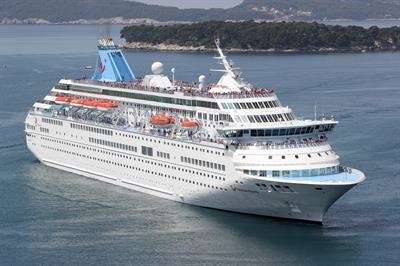 MAJESTY was ordered by Birka Line, yet entered service for Majesty Cruise Line in 1992 and was lenghened in 1999 © Neven Jerkovic