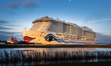 AIDACOSMA delivered © Meyer Werft AIDACOSMA delivered © Meyer Werft