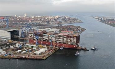 MV Werften has initiated steps to maintain the shipyard group and to continue construction on the first vessel of the Global Class on order for its owners Genting Hong Kong. © MV Werften MV Werften has initiated steps to maintain the shipyard group and to continue construction on the first vessel of the Global Class on order for its owners Genting Hong Kong. © MV Werften