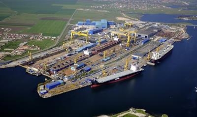 The Mangalia shipyard has the capacity to build any size of ferry © Damen Shipyards Group