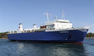 The 1972-built FJÄRDVÄGEN is the only ship left in the fleet of Rederi AB Lillgaard © Jukka Huotari