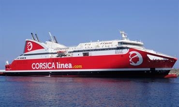 PASCAL PAOLI is one of three ships from Corsica Linea that will switch to cold ironing when in port. © Jean-Pierre Fabre