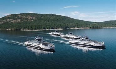 Damen Shipyards Group will build four more Island Class hybrid-electric double-enders for BC Ferries © BC Ferries