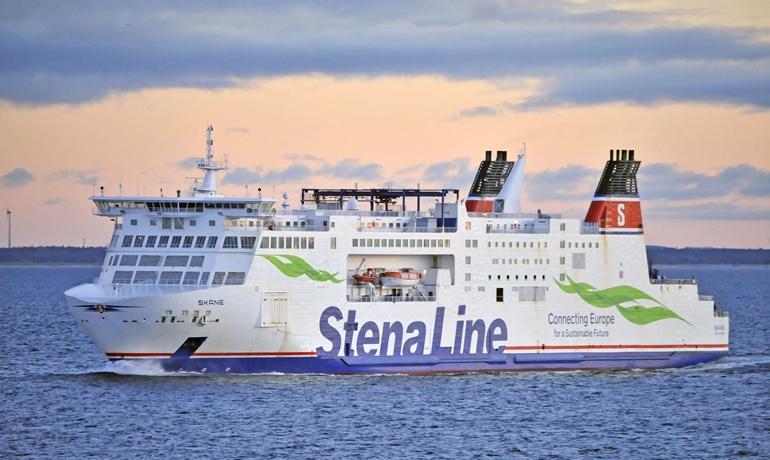 SKÅNE, one of two Stena Line rail ferries © Jukka Huotari SKÅNE, one of two Stena Line rail ferries © Jukka Huotari