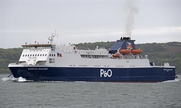 EUROPEAN HIGHLANDER is one of four ships that P&O Ferries will send to Cammall Laird for a major refit - © Frank Lose