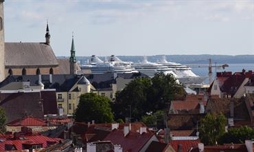 The proximity to the city centers in port cities like Tallinn is one of the features that makes many Baltic ports score high on guest satisfaction. © EHRENBERG SØRENSEN Kommunikation 