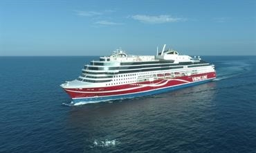 VIKING GLORY passed its final sea trail © Viking Line