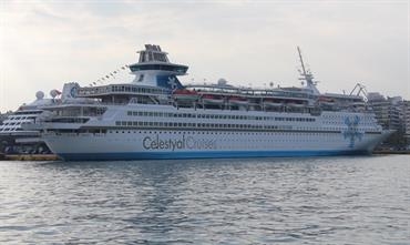 CELESTYAL OLYMPIA recently welcomed 250 Chinese cruise passengers - © Kai Ortel CELESTYAL OLYMPIA recently welcomed 250 Chinese cruise passengers - © Kai Ortel