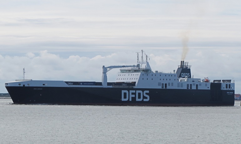 Starting on 1 April, ARK DANIA will be added as a fourth ship on DFDS's Dunkerque-Rosslare route. © Jens Vinderslev-DFDS Starting on 1 April, ARK DANIA will be added as a fourth ship on DFDS's Dunkerque-Rosslare route. © Jens Vinderslev-DFDS