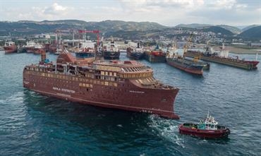 HAVILA CAPELLA and HAVILA CASTOR are the first two ships to be built for Havila Voyages. © Tersan Shipyard HAVILA CAPELLA and HAVILA CASTOR are the first two ships to be built for Havila Voyages. © Tersan Shipyard