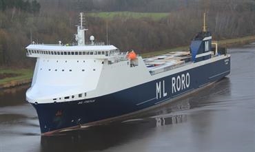 ML FREYJA will be withdrawn from SOL's Zeebrugge-Gothenburg route and will join Mann Lines next week © Günther Braker ML FREYJA will be withdrawn from SOL's Zeebrugge-Gothenburg route and will join Mann Lines next week © Günther Braker