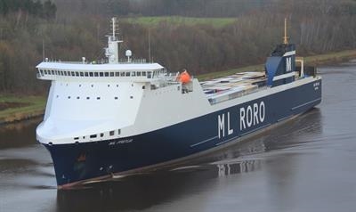 ML FREYJA will be withdrawn from SOL's Zeebrugge-Gothenburg route and will join Mann Lines next week © Günther Braker