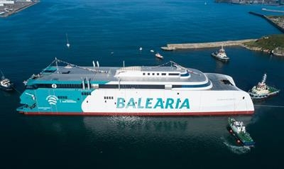 ELEANOR ROOSEVELT is expected to be delivered by Astilleros Armon during the first quarter of 2021. © Baleària