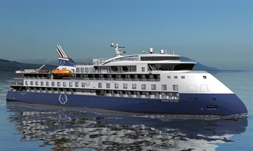The third unit, OCEAN VICTORY, will be chartered by Victory Cruise Lines during summer and Albatros Expeditions during winter © Ulstein Group