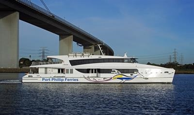 BELLARINE EXPRESS, built by Incat in 2017 © Dale Crisp