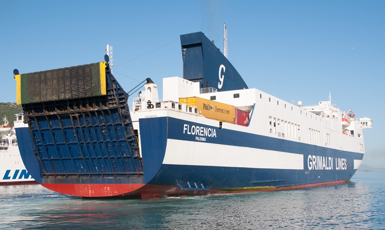 Grimaldi has taken a 50% stake in TTT Lines who already use Grimaldi ro-pax vessel FLORENCIA on charter. Photo © Frank Lose Grimaldi has taken a 50% stake in TTT Lines who already use Grimaldi ro-pax vessel FLORENCIA on charter. Photo © Frank Lose