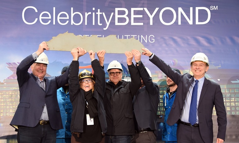 CELEBRITY BEYOND steel cut © Celebrity Cruises