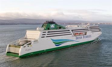 The late delivery of W.B. YEATS has caused trouble to both FSG and Irish Ferries © Irish Ferries