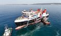 LOCHMOR successfully launched at Cemre Marin Endustri shipyard in Yalova, Turkey © Brian Fulton