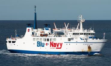 ICHNUSA, now operated by Blu Navy, was Saremar's mainstay on the Santa Teresa Gallura-Bonifacio route © Frank Lose