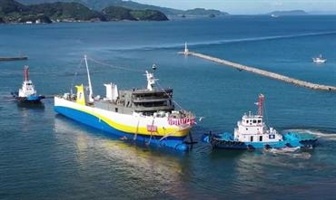 SUZUKAZE will be introduced in February 2021. © Usuki Shipyard