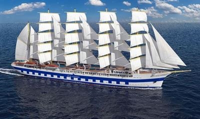 FLYING CLIPPER will become the largest true sailing cruise ship © Brodosplit
