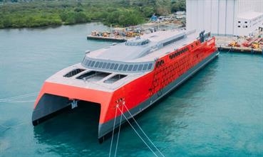 FJORD FSTR. was handed over on 26 February. © Austal