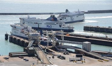 P&O Ferries carried record freight volumes between Dover and Calais during Q1 of 2017 - © Philippe Holthof