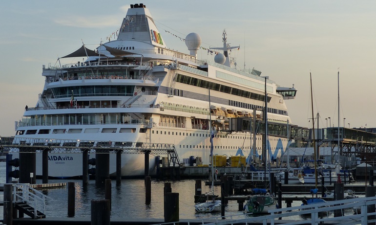 AIDAVITA at the Port of Kiel AIDAVITA at the Port of Kiel