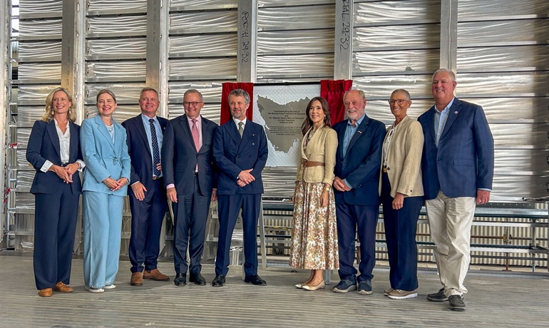 Danish Royals visit Incat to view Europe’s largest electric ferries ...