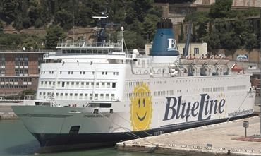 Blue Line's REGINA DELLA PACE is now Ventouris Ferries' RIGEL III - © Frank Lose