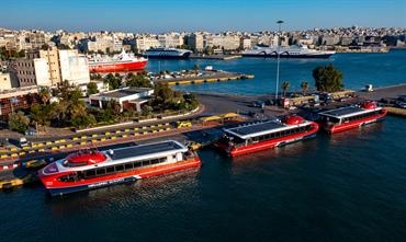 AERO 1, 2 and 3 in Piraeus © George Giannakis