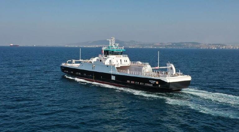 MISTERØY during its sea trails. © Özata Shipyard