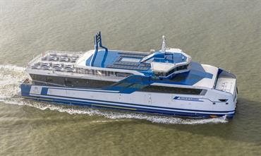 WILLEM DE VLAMINGH has joined sister ship WILLEM BARENTSZ on services across the Wadden Sea. © Flying Focus WILLEM DE VLAMINGH has joined sister ship WILLEM BARENTSZ on services across the Wadden Sea. © Flying Focus