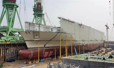 Ahead of the introduction of two LNG-powered H5 Class ro-ros under construction at Hyundai Mipo Dockyard, CLdN is chartering in tonnage to further boost capacity and frequency on its Continent-Ireland services. © CLdN Ahead of the introduction of two LNG-powered H5 Class ro-ros under construction at Hyundai Mipo Dockyard, CLdN is chartering in tonnage to further boost capacity and frequency on its Continent-Ireland services. © CLdN