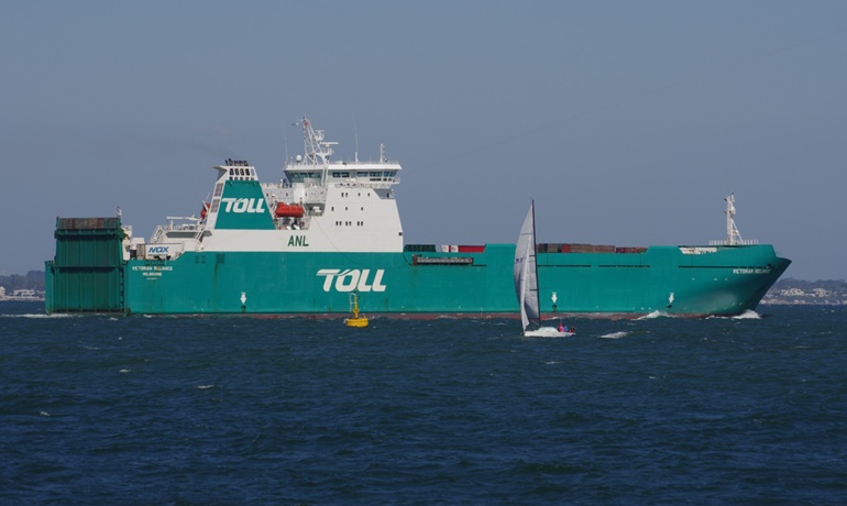 VICTORIAN RELIANCE has followed sister TASMANIAN ACHIEVER into the hands of interests associated with MSC. © Dale Crisp