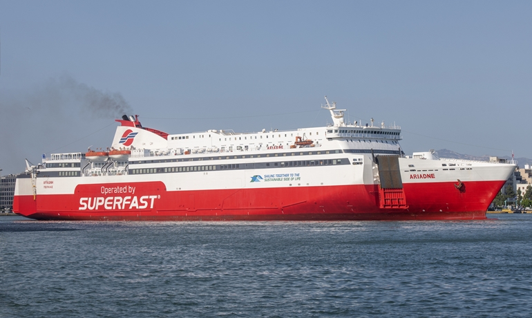 ARIADNE was transferred from Hellenic Seaways to Superfast Ferries at the end of last year © Frank Lose ARIADNE was transferred from Hellenic Seaways to Superfast Ferries at the end of last year © Frank Lose