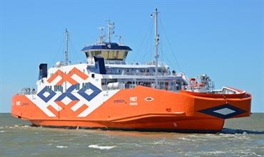 The newbuild will primarily support PIRET and TÕLL on the 27-minute Virtsu-Kuivastu route. © Uwe Jakob The newbuild will primarily support PIRET and TÕLL on the 27-minute Virtsu-Kuivastu route. © Uwe Jakob